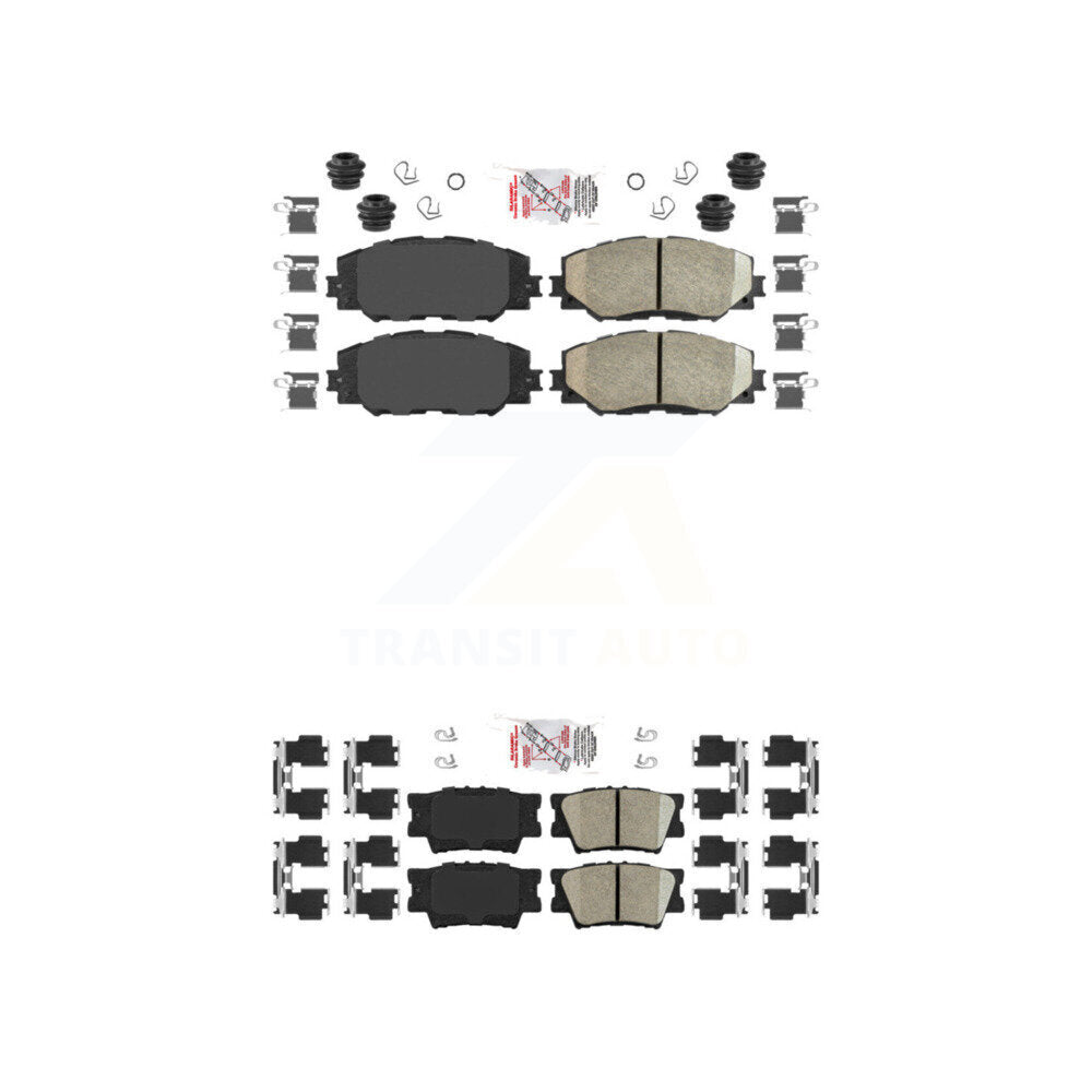 Ceramic Disc Brake Pads Front Rear Kit For Toyota RAV4 Lexus HS250h
