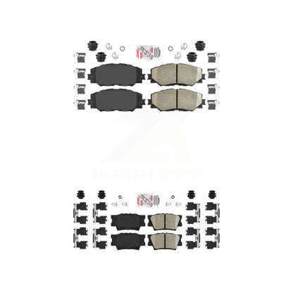 Ceramic Disc Brake Pads Front Rear Kit For Toyota RAV4 Lexus HS250h