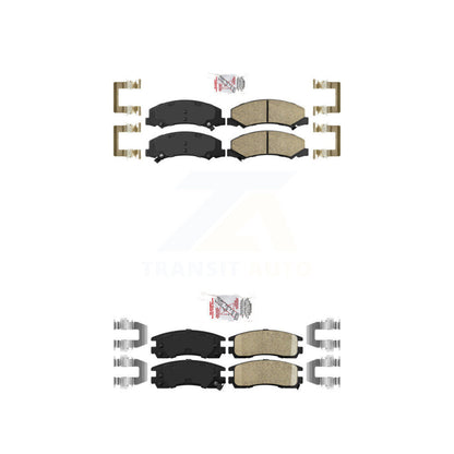 Ceramic Disc Brake Pads Front Rear Kit For Chevrolet Impala Buick LaCrosse Monte