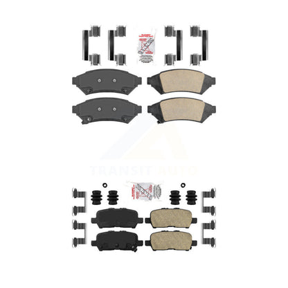 Ceramic Disc Brake Pads Front Rear Kit For Buick LaCrosse Pontiac Grand Prix