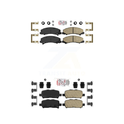 Ceramic Disc Brake Pads Front Rear Kit For Chevrolet Impala Limited