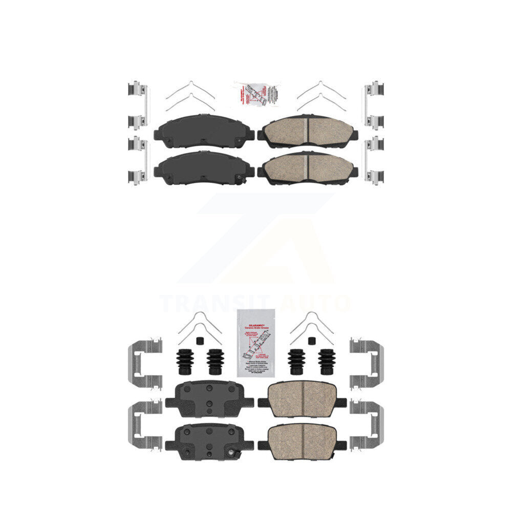 Ceramic Disc Brake Pads Front Rear Kit For Chevrolet Cadillac XT5 Traverse GMC