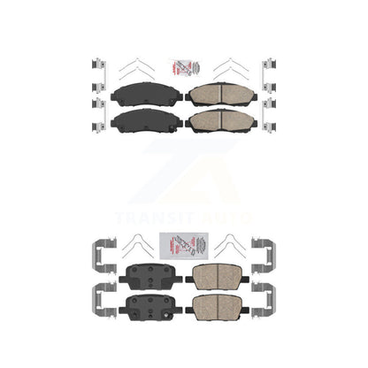 Ceramic Disc Brake Pads Front Rear Kit For Chevrolet Cadillac XT5 Traverse GMC