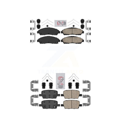 Ceramic Disc Brake Pads Front Rear Kit For Chevrolet Cadillac XT5 Traverse GMC