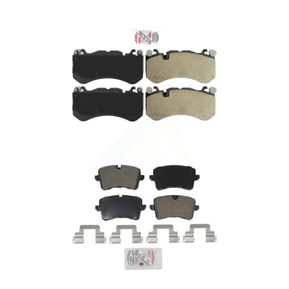 Semi-Metallic Disc Brake Pads Front Rear Kit For Audi RS7 With Cast Iron