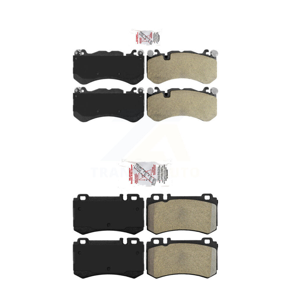 Semi-Metallic Disc Brake Pads Front Rear Kit For Mercedes-Benz CLK63 AMG SL600