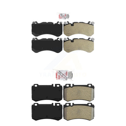 Semi-Metallic Disc Brake Pads Front Rear Kit For Mercedes-Benz CLK63 AMG SL600