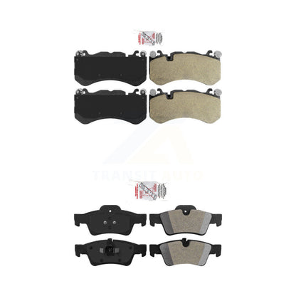 Semi-Metallic Disc Brake Pads Front Rear Kit For Mercedes-Benz G63 AMG G65