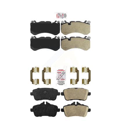 Semi-Metallic Ceramic Disc Brake Pads Front Rear Kit For Mercedes-Benz GLE43 AMG