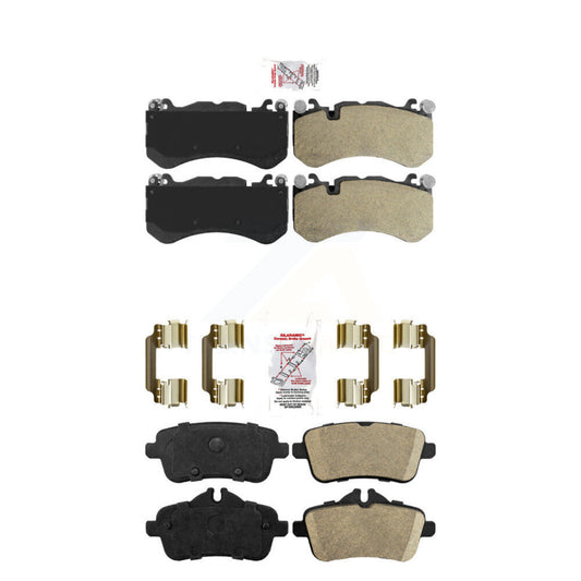 Semi-Metallic Ceramic Disc Brake Pads Front Rear Kit For Mercedes-Benz GLE43 AMG