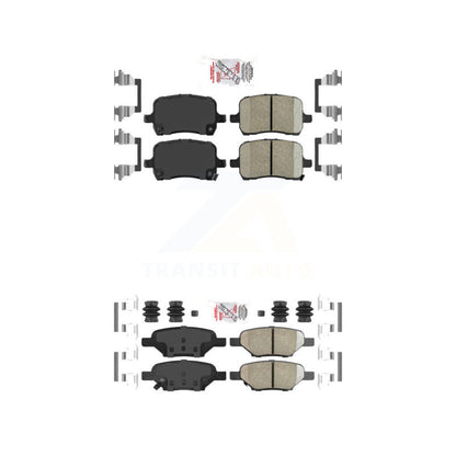 Ceramic Disc Brake Pads Front Rear Kit For Chevrolet Pontiac Cobalt G5 Saturn G6