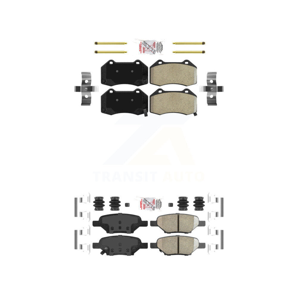Semi-Metallic Ceramic Disc Brake Pads Front Rear Kit For Chevrolet HHR