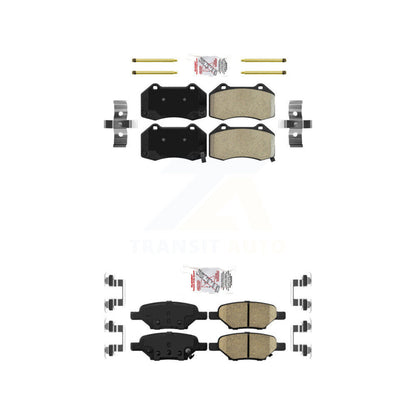 Semi-Metallic Ceramic Disc Brake Pads Front Rear Kit For Chevrolet HHR