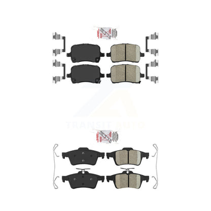 Ceramic Disc Brake Pads Front Rear Kit For Pontiac Solstice Saturn Sky
