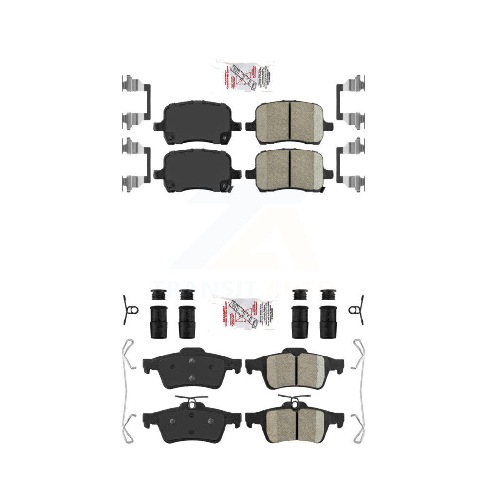 Ceramic Disc Brake Pads Front Rear Kit For Pontiac Solstice Saturn Sky