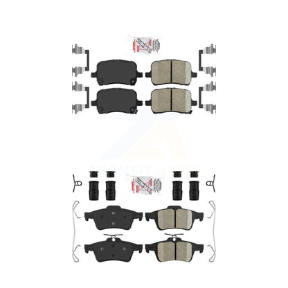 Ceramic Disc Brake Pads Front Rear Kit For Pontiac Solstice Saturn Sky