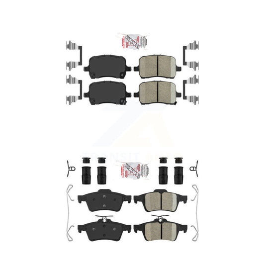 Ceramic Disc Brake Pads Front Rear Kit For Pontiac Solstice Saturn Sky