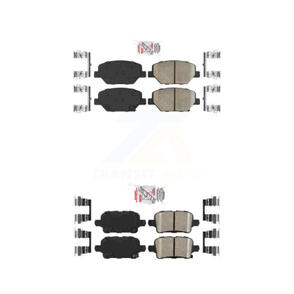 Ceramic Disc Brake Pads Front Rear Kit For Chevrolet Equinox GMC Terrain Buick