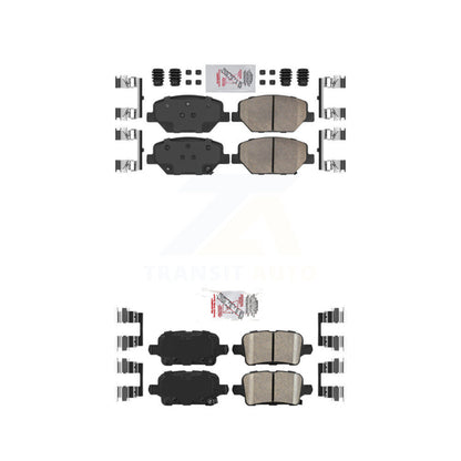 Ceramic Disc Brake Pads Front Rear Kit For Chevrolet Equinox GMC Terrain Buick