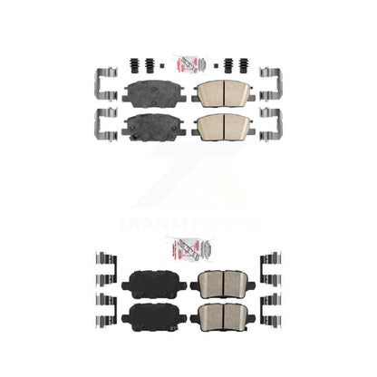 Ceramic Disc Brake Pads Front Rear Kit For Chevrolet Equinox GMC Terrain Malibu