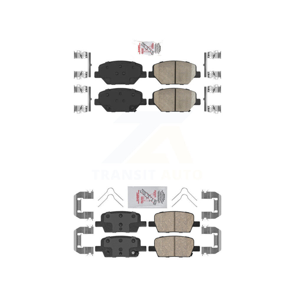 Ceramic Disc Brake Pads Front Rear Kit For Chevrolet Camaro