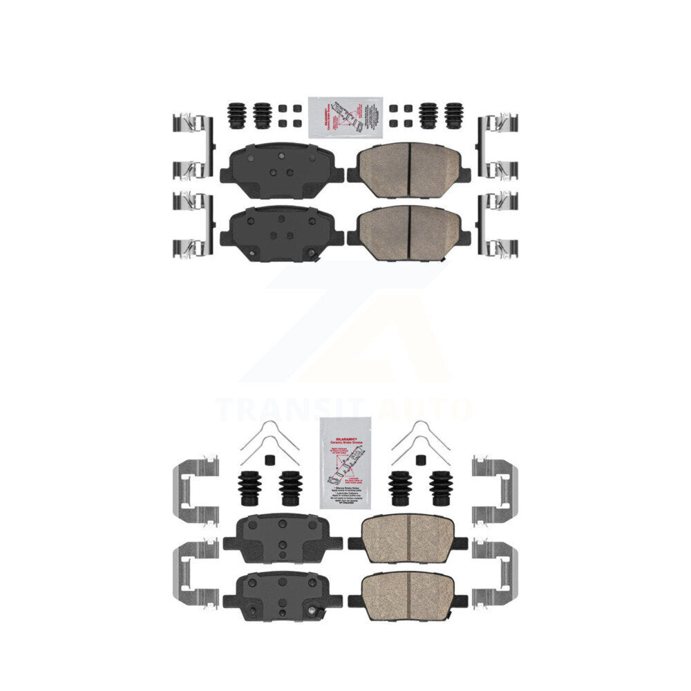 Ceramic Disc Brake Pads Front Rear Kit For Chevrolet Camaro