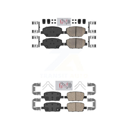 Ceramic Disc Brake Pads Front Rear Kit For Chevrolet Camaro