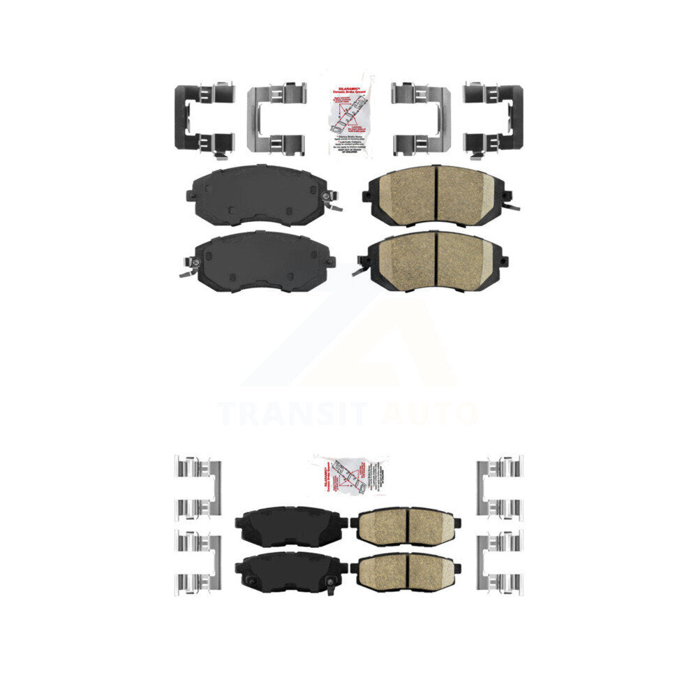 Ceramic Disc Brake Pads Front Rear Kit For Subaru BRZ Scion FR-S Toyota 86 GR86