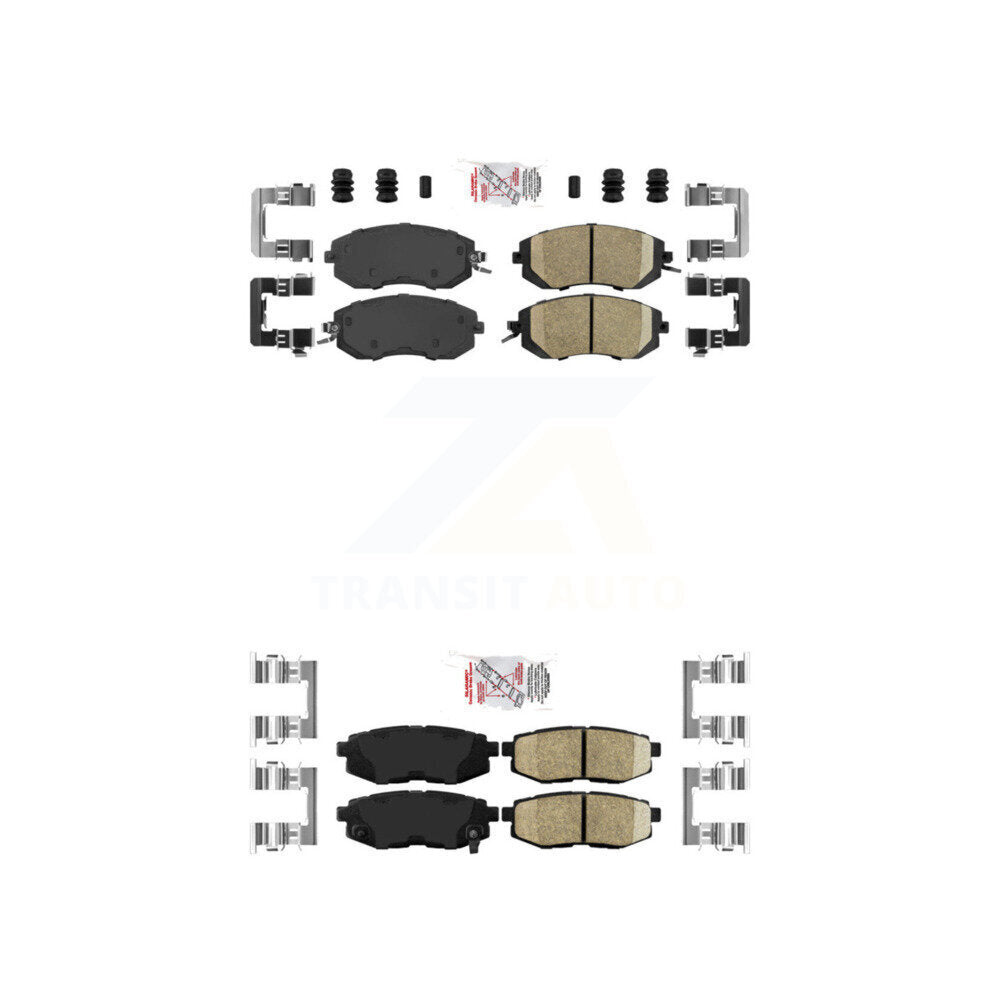 Ceramic Disc Brake Pads Front Rear Kit For Subaru BRZ Scion FR-S Toyota 86 GR86