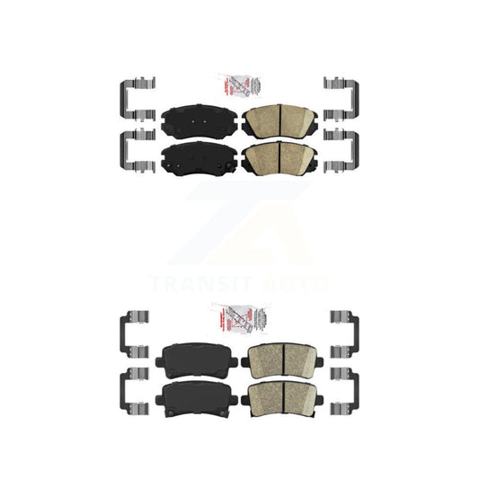 Ceramic Disc Brake Pads Front Rear Kit For Chevrolet Buick Malibu Impala Regal