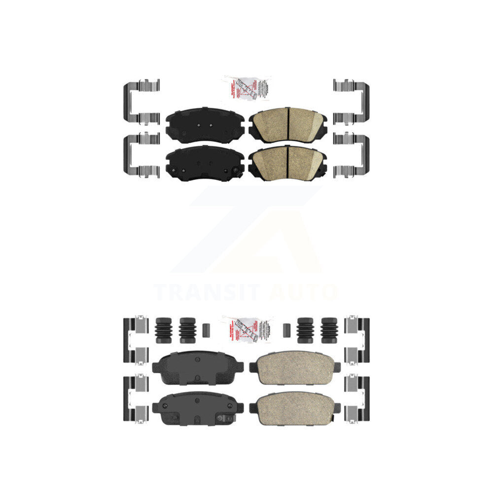 Ceramic Disc Brake Pads Front Rear Kit For Cadillac ELR Buick Cascada