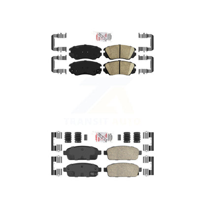 Ceramic Disc Brake Pads Front Rear Kit For Cadillac ELR Buick Cascada