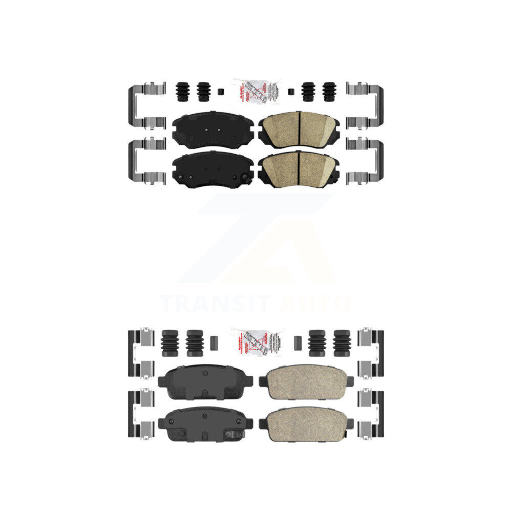 Ceramic Disc Brake Pads Front Rear Kit For Cadillac ELR Buick Cascada