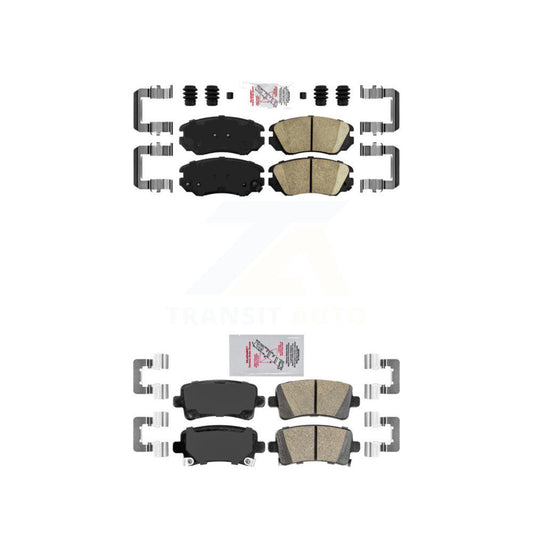 Ceramic Disc Brake Pads Front Rear Kit For Buick Chevrolet Malibu LaCrosse Regal