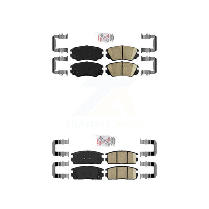 Ceramic Disc Brake Pads Front Rear Kit For Chevrolet Equinox GMC Terrain