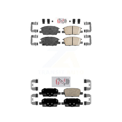 Ceramic Disc Brake Pads Front Rear Kit For Chevrolet Malibu
