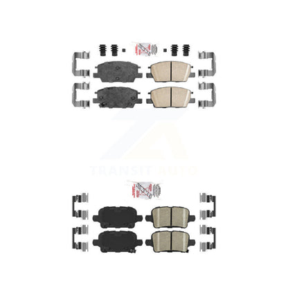Ceramic Disc Brake Pads Front Rear Kit For Chevrolet Equinox GMC Terrain Malibu