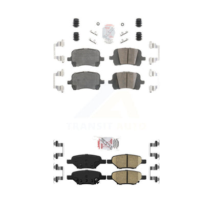 Ceramic Disc Brake Pads Front Rear Kit For Chevrolet Malibu Pontiac G6 Cobalt G5