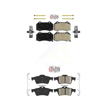 Semi-Metallic Ceramic Disc Brake Pads Front Rear Kit For Chevrolet Cobalt SS