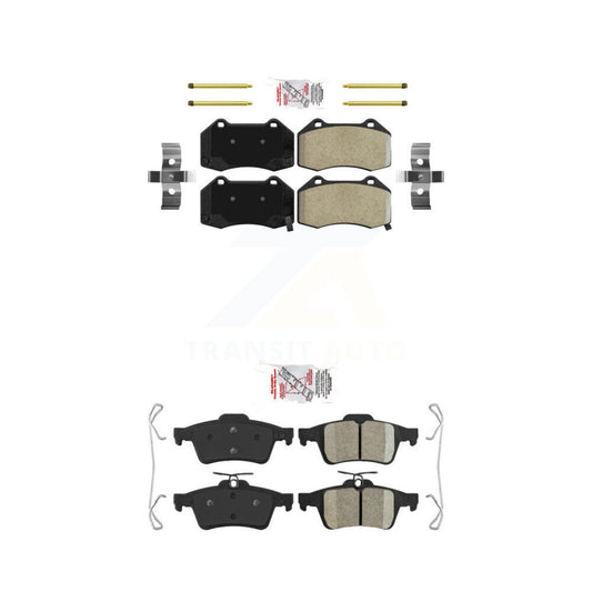 Semi-Metallic Ceramic Disc Brake Pads Front Rear Kit For Chevrolet Cobalt SS