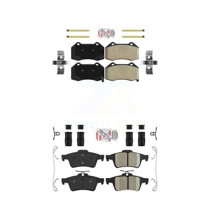 Semi-Metallic Ceramic Disc Brake Pads Front Rear Kit For Chevrolet Cobalt SS