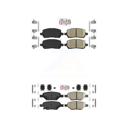 Ceramic Disc Brake Pads Front Rear Kit For Pontiac G5 Pursuit
