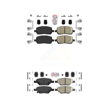Ceramic Disc Brake Pads Front Rear Kit For Pontiac G5 Pursuit