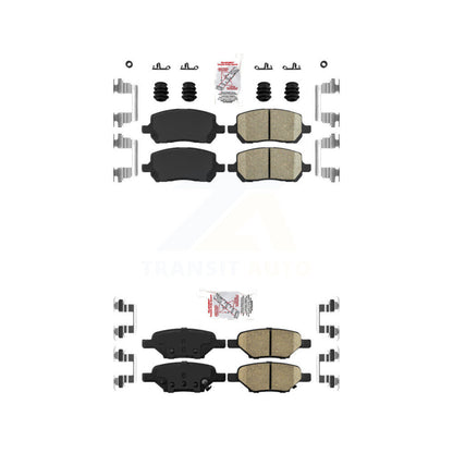 Ceramic Disc Brake Pads Front Rear Kit For Pontiac G5 Pursuit
