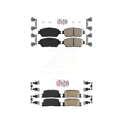 Ceramic Disc Brake Pads Front Rear Kit For Toyota Camry Lexus ES330 ES300