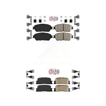 Ceramic Disc Brake Pads Front Rear Kit For Toyota Camry Lexus ES330 ES300