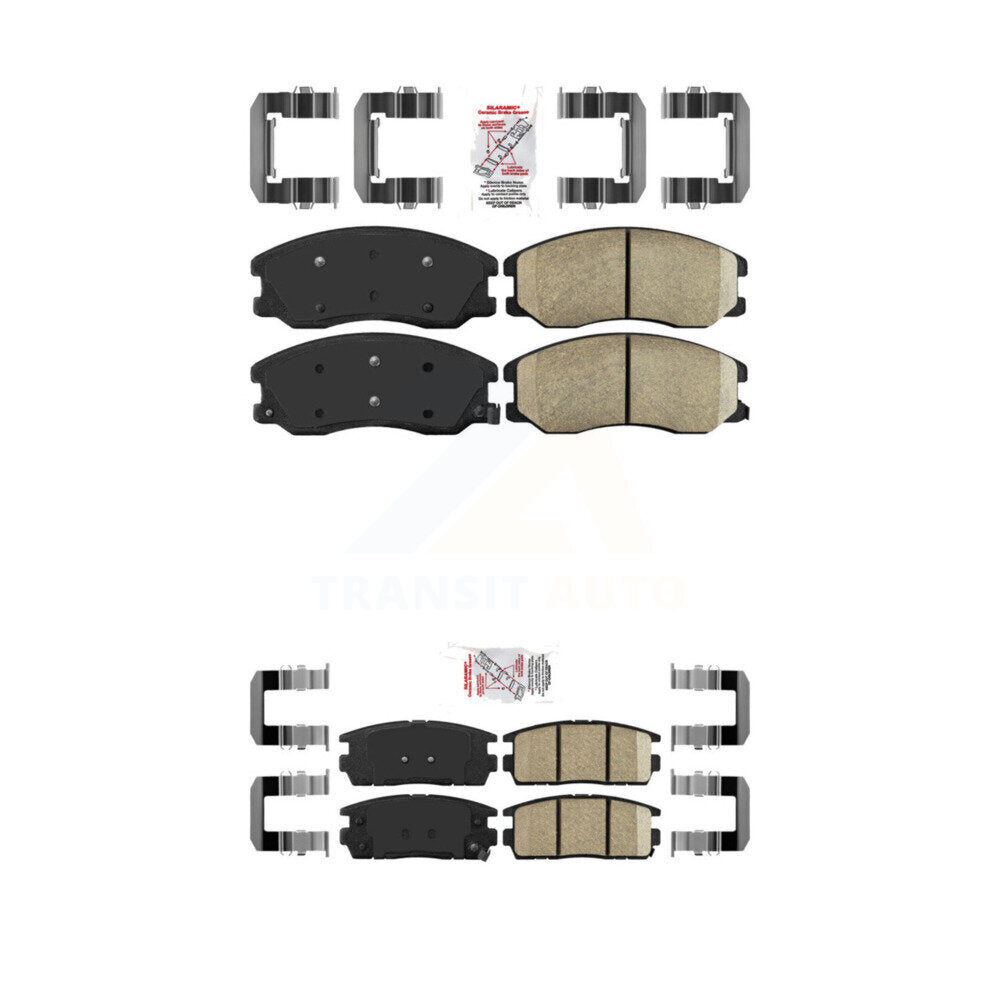 Ceramic Disc Brake Pads Front Rear Kit For Chevrolet Equinox Pontiac Torrent Vue