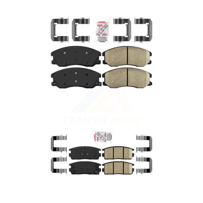 Ceramic Disc Brake Pads Front Rear Kit For Chevrolet Equinox Pontiac Torrent Vue