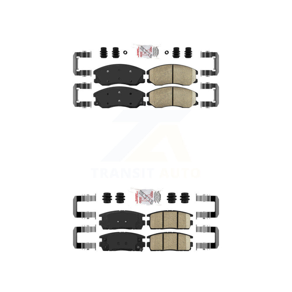 Ceramic Disc Brake Pads Front Rear Kit For Chevrolet Equinox Pontiac Torrent Vue
