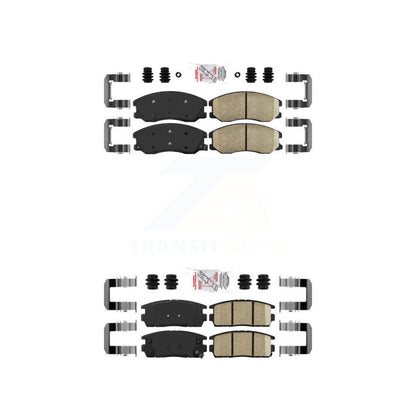 Ceramic Disc Brake Pads Front Rear Kit For Chevrolet Equinox Pontiac Torrent Vue